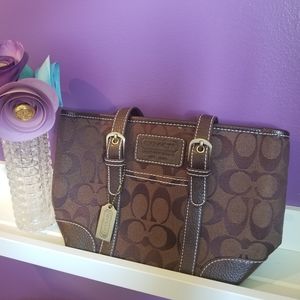 Brown Coach Classic Minibag